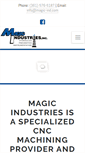Mobile Screenshot of magic-ind.com